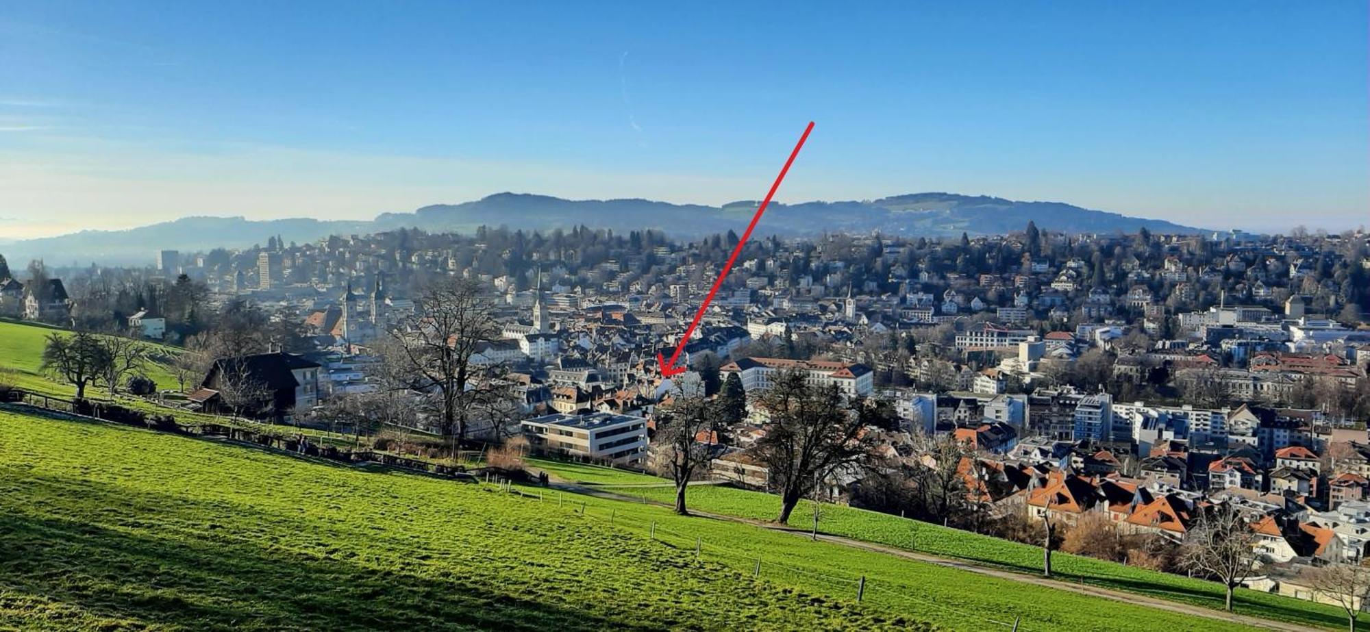 Ruhige, Neue Dachwohnung An Altstadt, Naehe Messe St. Gallen Kültér fotó